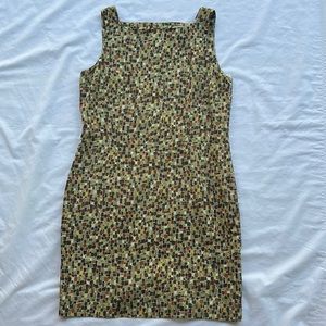Vintage 90s Ann Taylor Sill Sheath Dress-Size 12